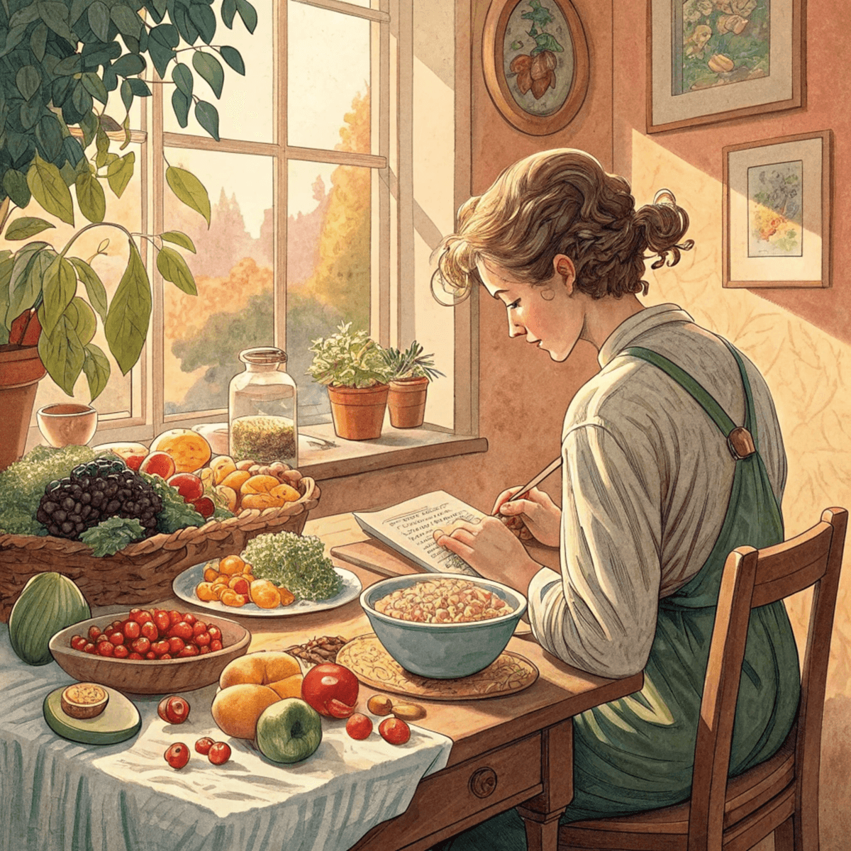 Shopping list illustration